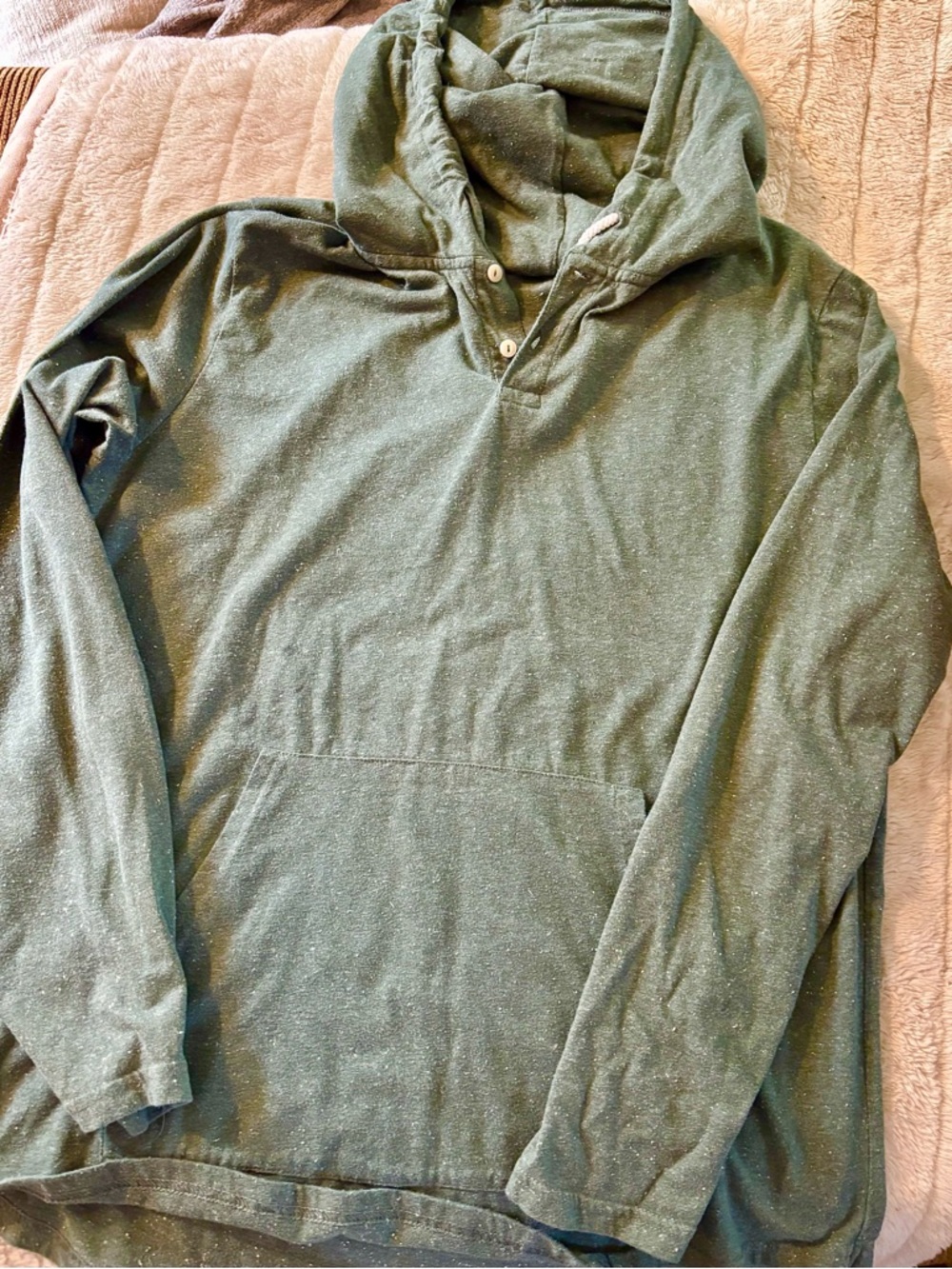 Arizona Jean Company Olive Hooded Long Sleeve Pullover
